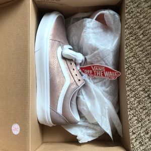 Pink glitter vans